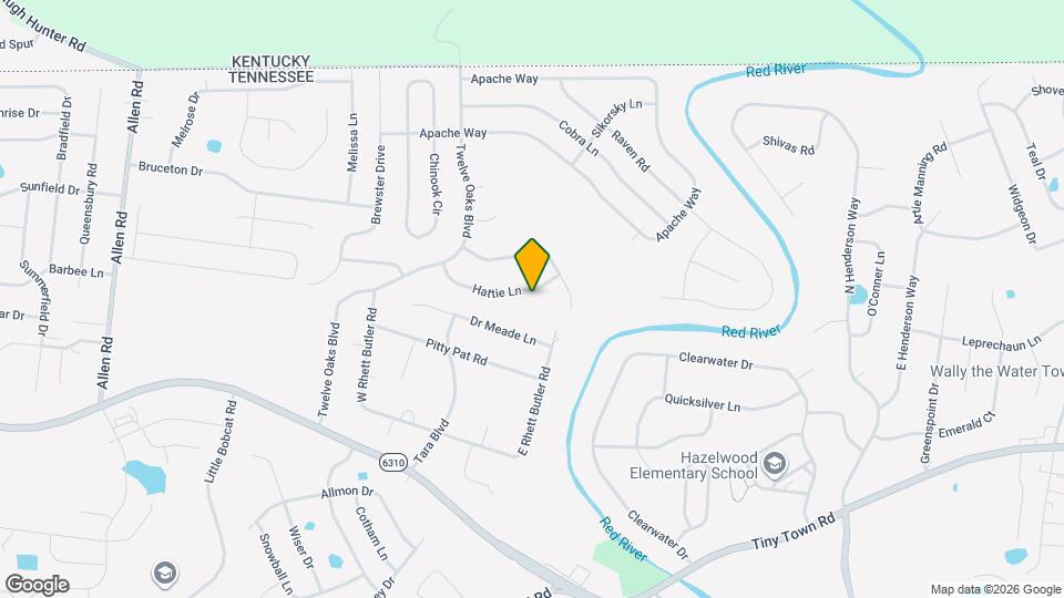 1544 Hattie Ln Map and Location Details