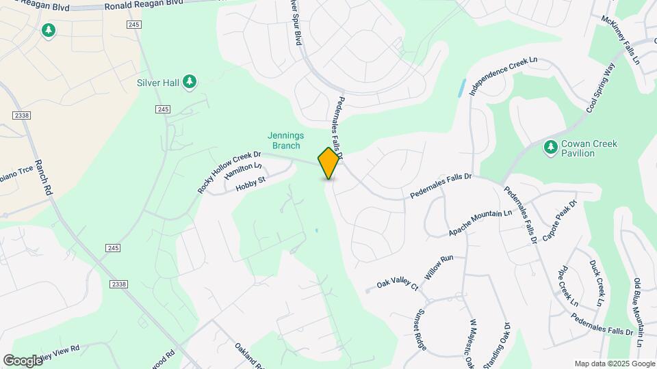 411 Kickapoo Creek Ln Map and Location Details