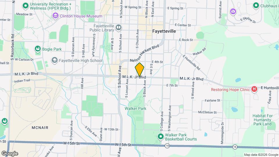 167 M.L.K. Jr Blvd Map and Location Details