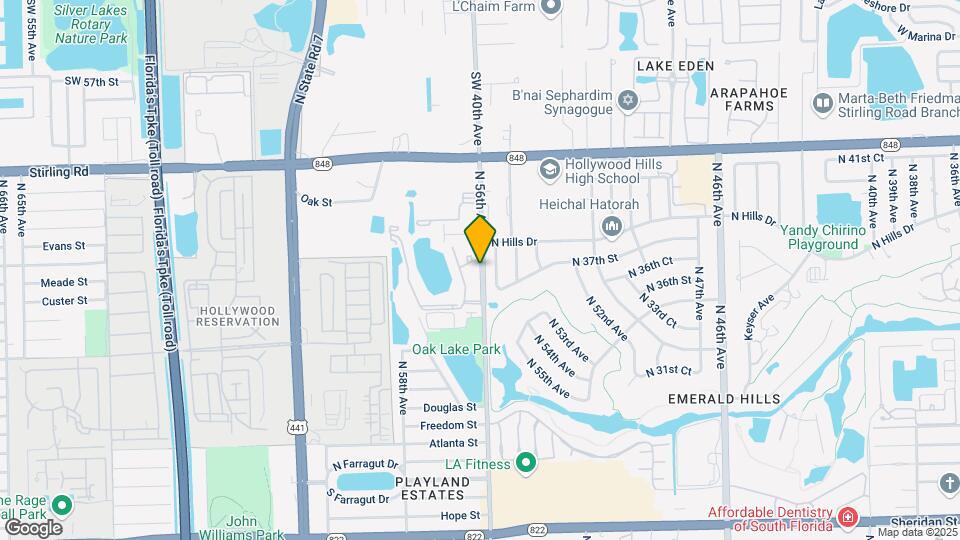 3700 N 56th Ave, Unit 1036 Mapa y Detalles de la Ubicación