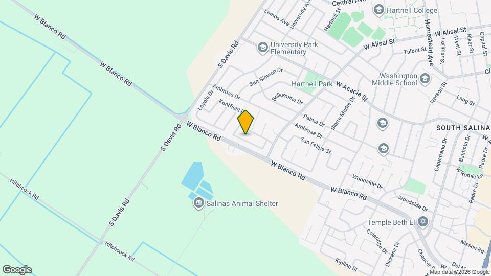 756 San Jacinto Dr Map and Location Details