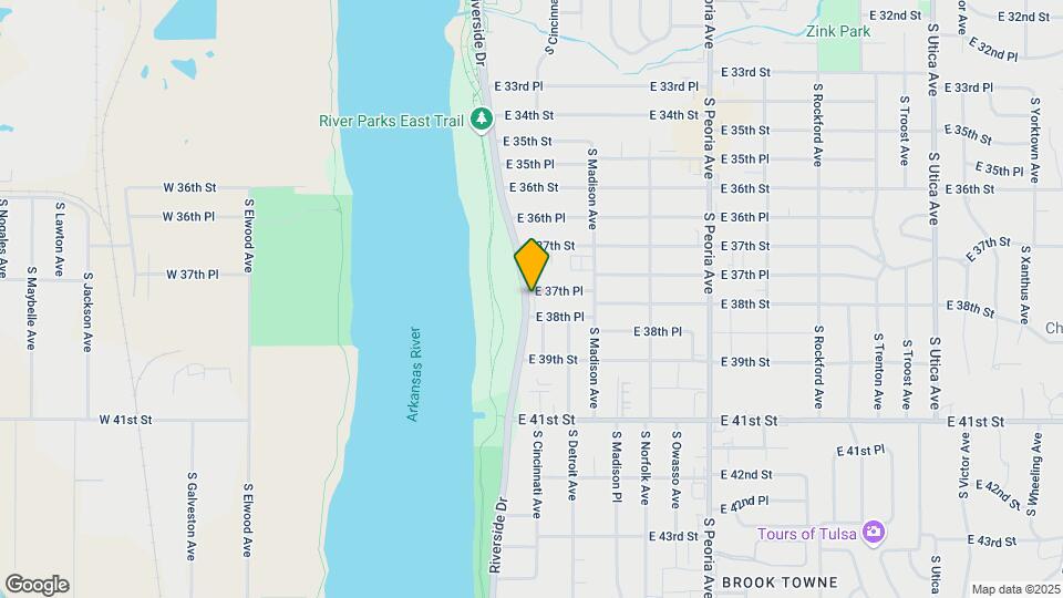 3761 Riverside Dr Mapa y Detalles de la Ubicación