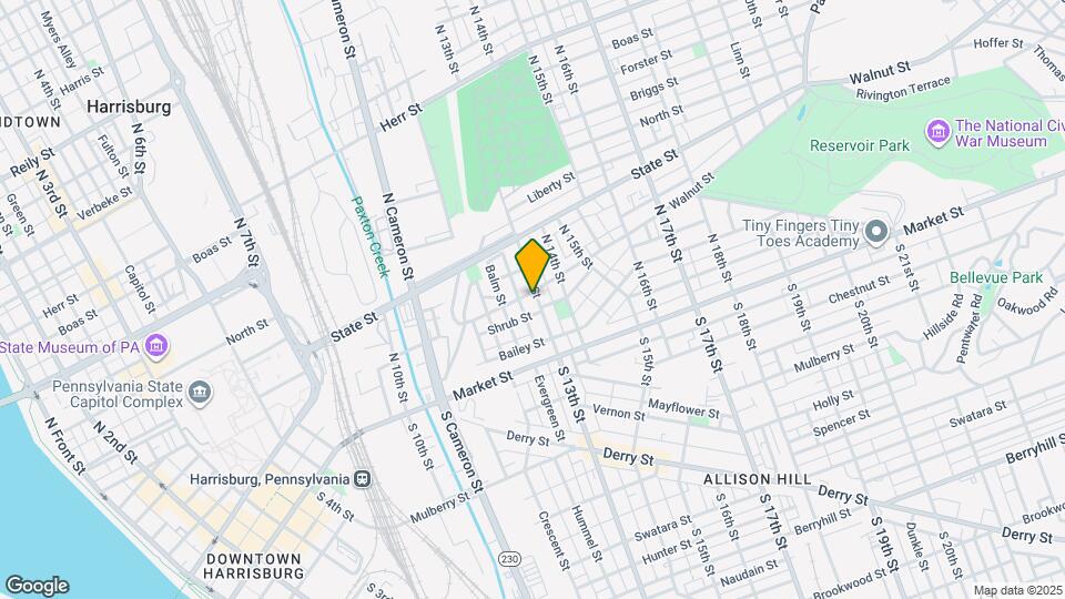 68 N 13th St Map and Location Details