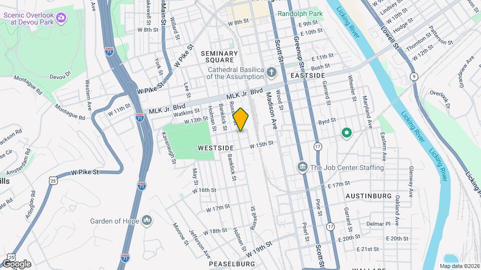 1410 Russell St, Unit 2 Map and Location Details