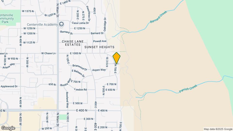890 E Chase Brk Ln Map and Location Details
