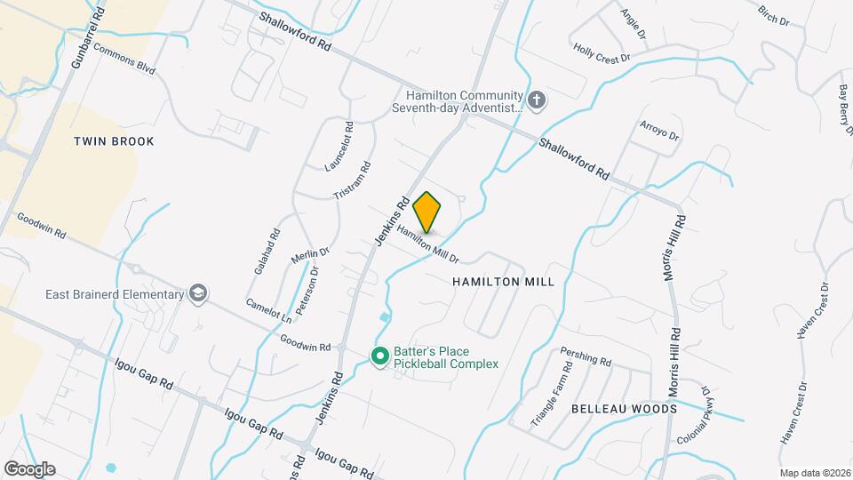 7917 Hamilton Mill Dr Map and Location Details