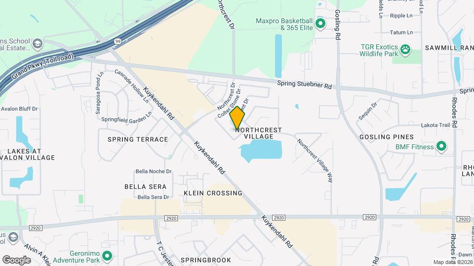 6107 Wilcox Point Dr Map and Location Details