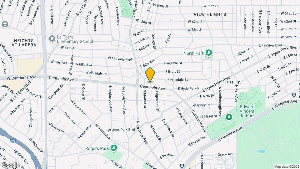 922 Centinela Ave Mapa y Detalles de la Ubicación