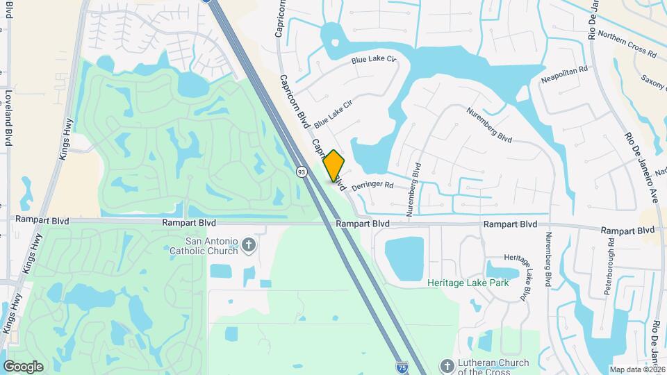 1499 Capricorn Blvd Map and Location Details