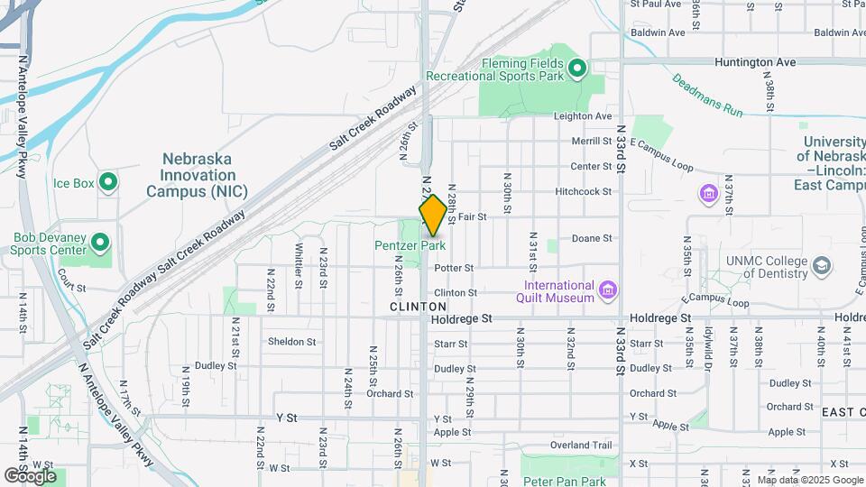 1738 N 27th St Map and Location Details