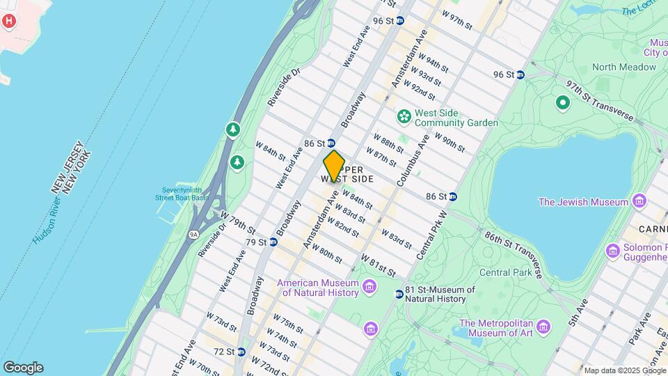 57 W 84th St Map and Location Details