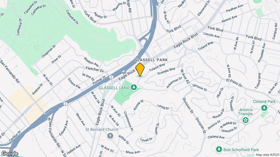 3745 Toland Way Map and Location Details