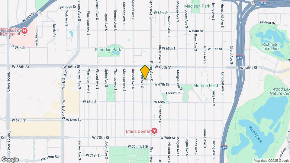 6645 Queen Ave S Map and Location Details