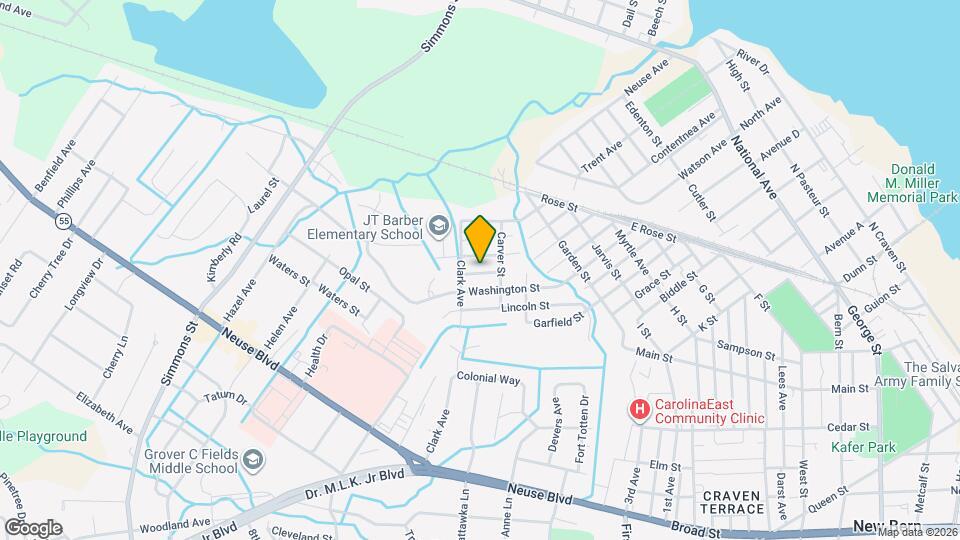 1610 Dillahunt St Map and Location Details