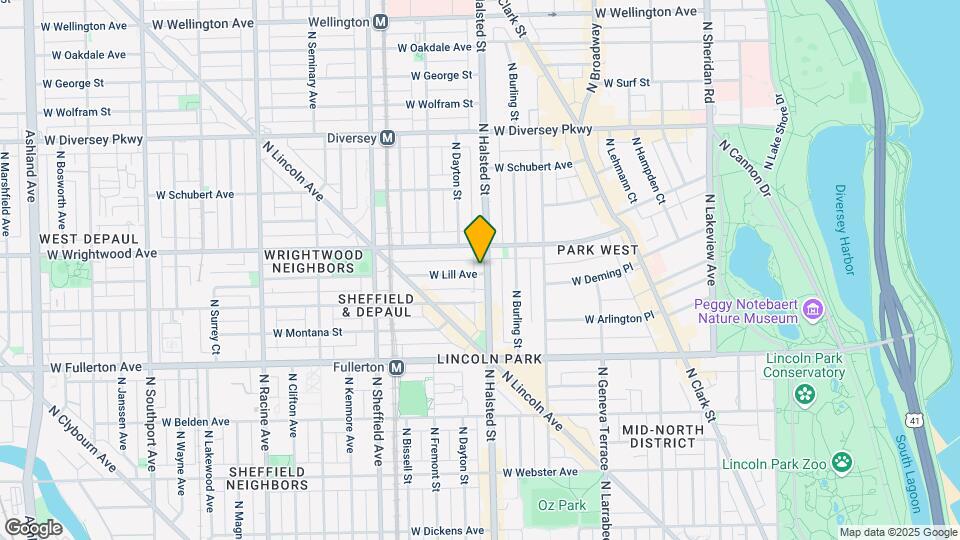 800 W Lill Ave Mapa y Detalles de la Ubicación
