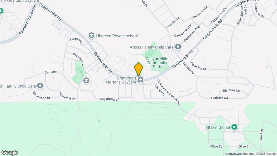 33561 Cedar Creek Ln Mapa y Detalles de la Ubicación