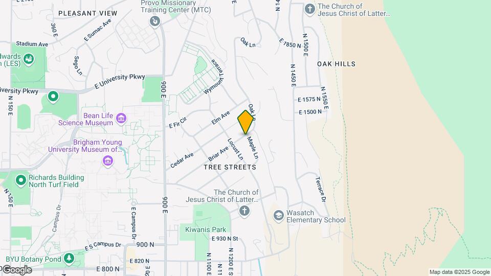 1274 Briar Ave Map and Location Details