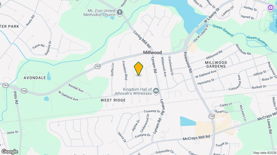 457 Conifer St Mapa y Detalles de la Ubicación