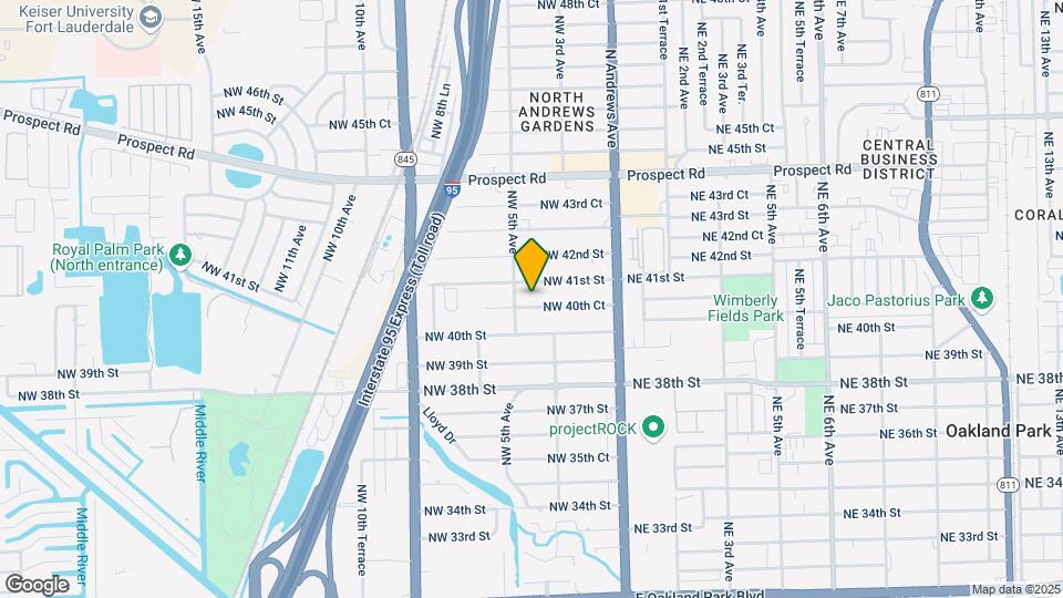 448 NW 41st St Map and Location Details