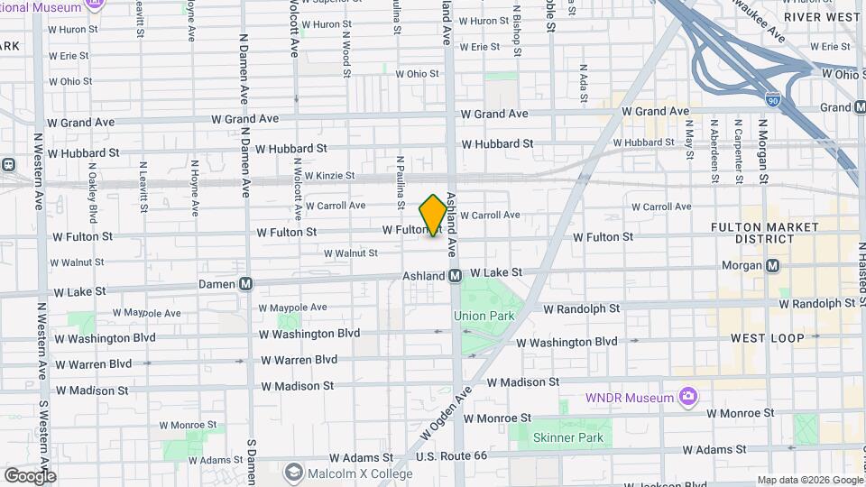 135 N Ashland Ave Map and Location Details
