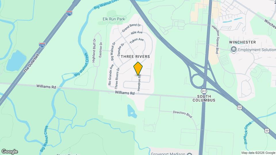 3917 Hendron Rd Map and Location Details