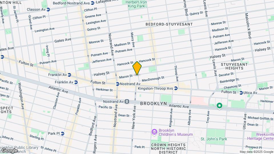 110 Macon St Mapa y Detalles de la Ubicación