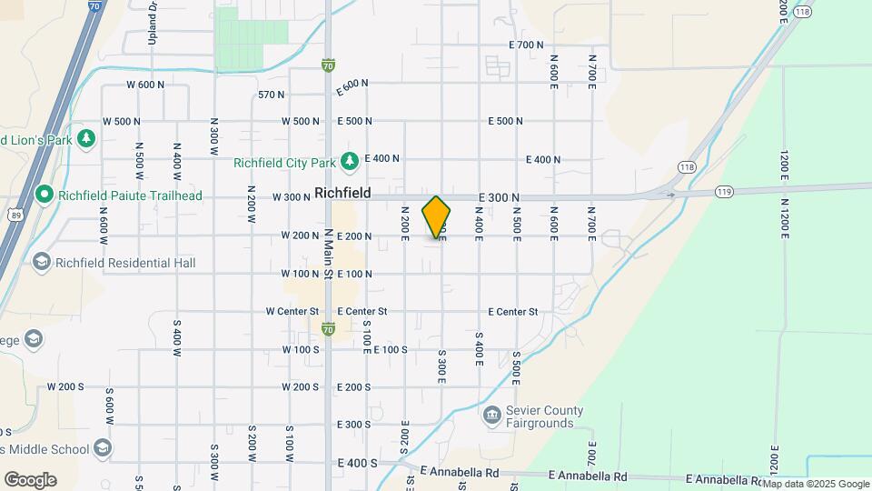 281 E 170 N, Unit 281 Map and Location Details