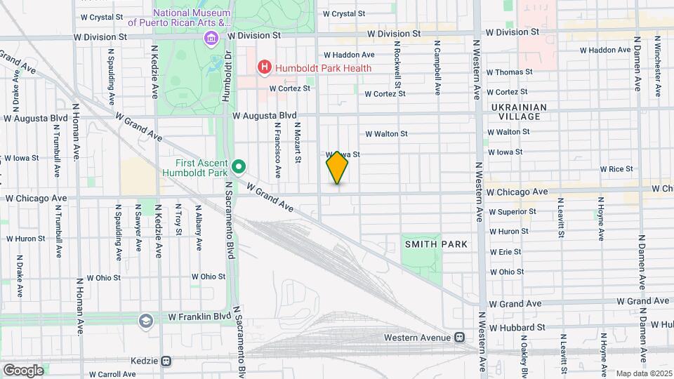 2732 W Chicago Ave, Unit 3F Mapa y Detalles de la Ubicación