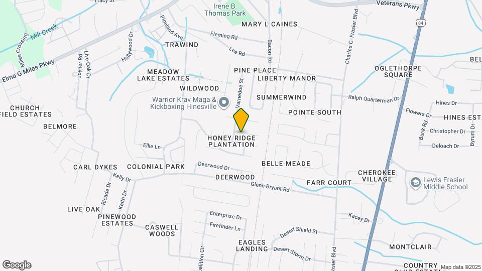 623 Honey Creek Ln Map and Location Details