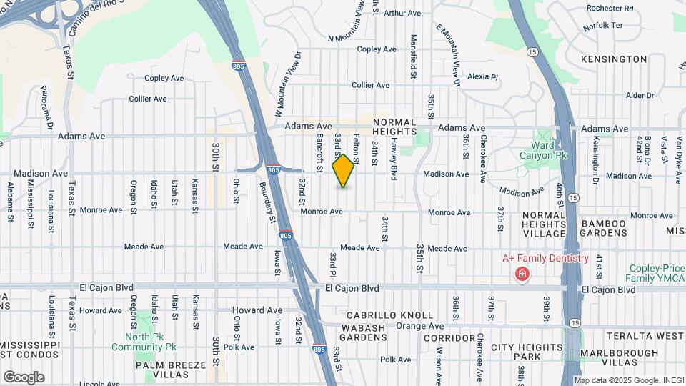 4549 33rd St Map and Location Details
