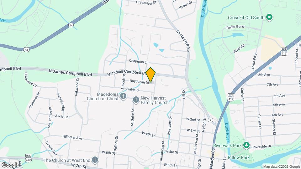 103 Naydonlin Dr Map and Location Details