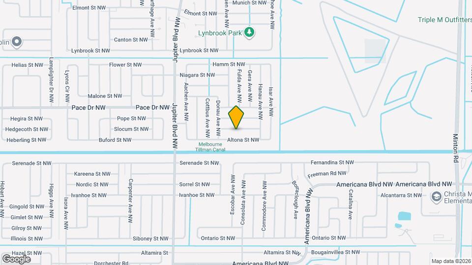 708 Bremerhaven St NW Mapa y Detalles de la Ubicación