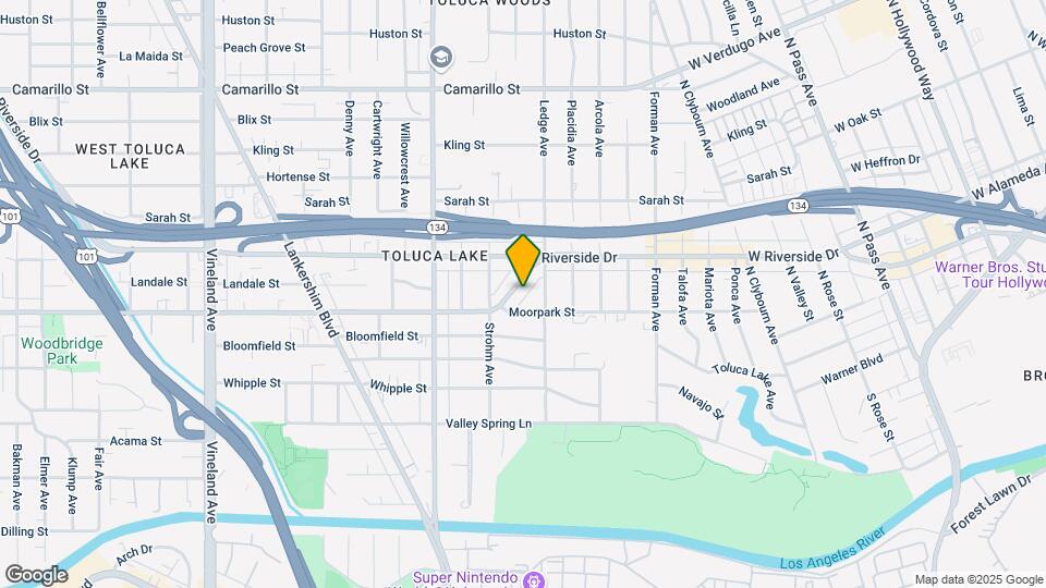 4428 Moorpark Way Map and Location Details