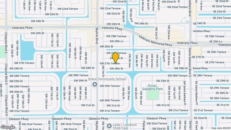 610 SW 27th Terrace Map and Location Details