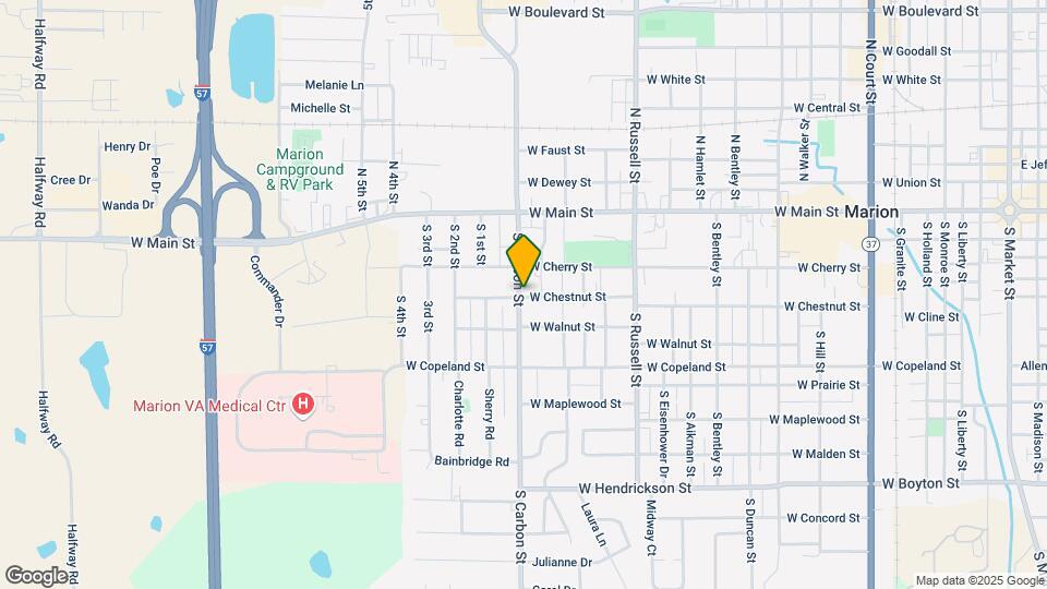 1714 W Chestnut St Map and Location Details