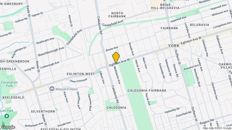 2287 Eglinton Av W Map and Location Details