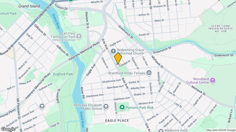 130 Erie Av Map and Location Details