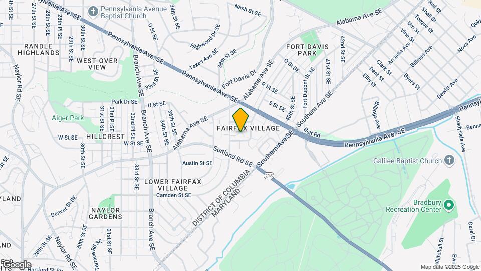 Fairfax Village Condominiums Map and Location Details