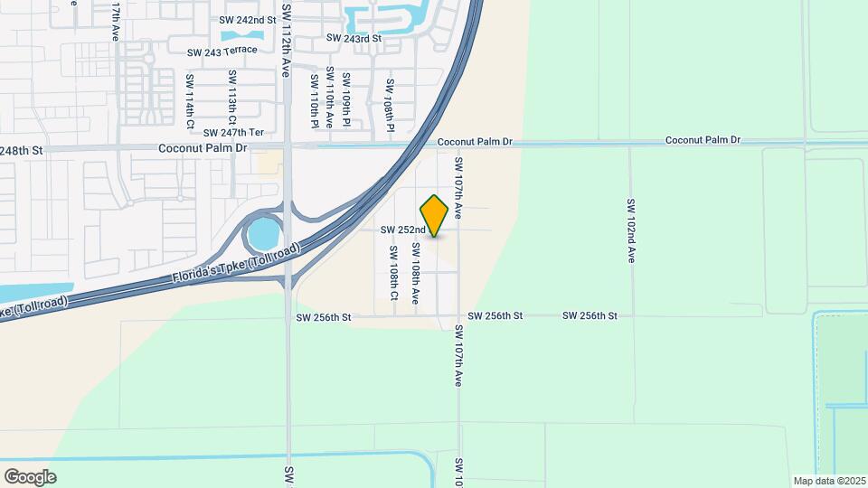 25246 SW 107th Ct Map and Location Details