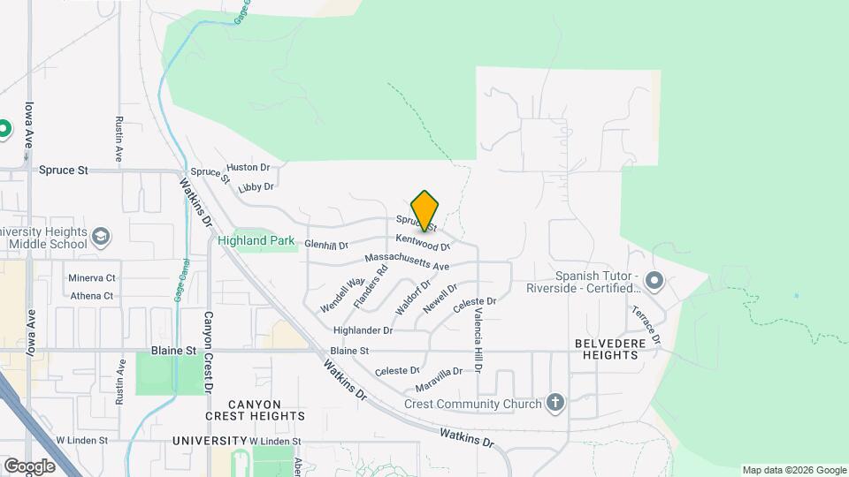 425 Glenhill Dr Map and Location Details