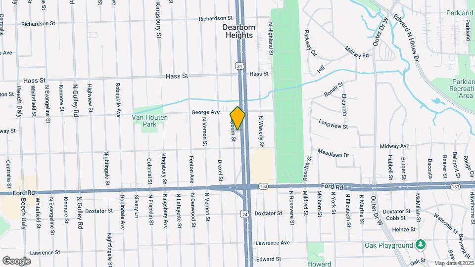 5966 Mayburn St Map and Location Details
