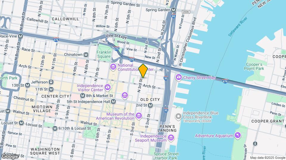 121-125 N 3rd St Map and Location Details