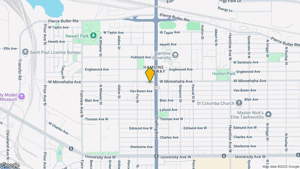 1596 W Minnehaha Ave Map and Location Details