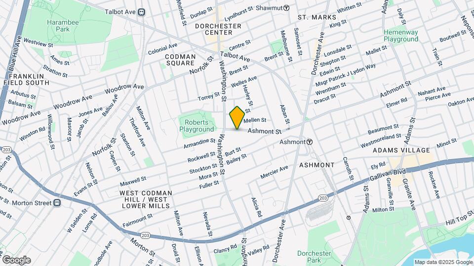11 Ashmont St Map and Location Details