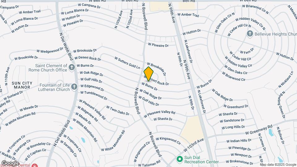 10126 W Burns Dr Map and Location Details