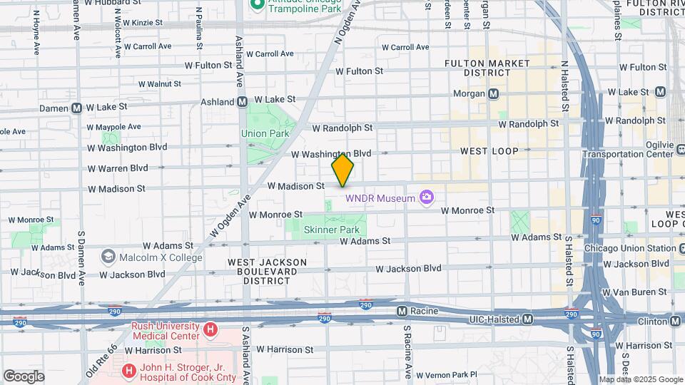 1330 W Monroe St Map and Location Details