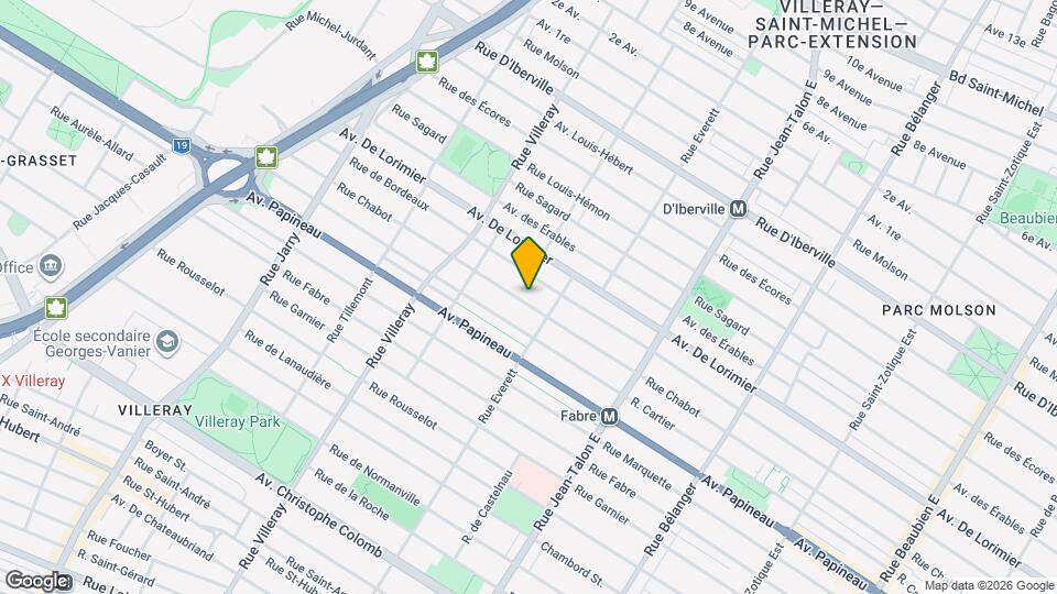 7459 Chabot Rue Map and Location Details