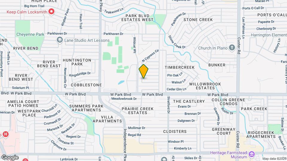 2733 S Colfax Cir Map and Location Details
