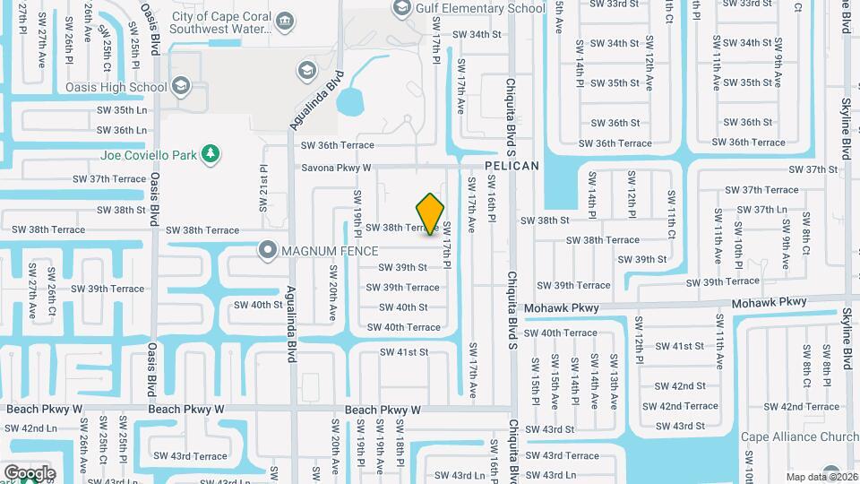 1733 SW 38th Ln Map and Location Details