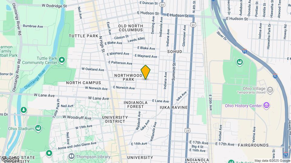 187 E Northwood Ave Map and Location Details